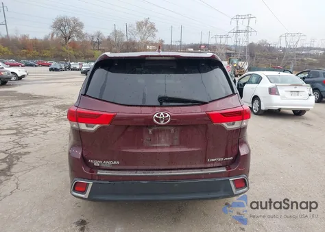 2018 Toyota Highlander Limited Platinum из США, поврежденный, VIN 5TDDZRFH5JS814149